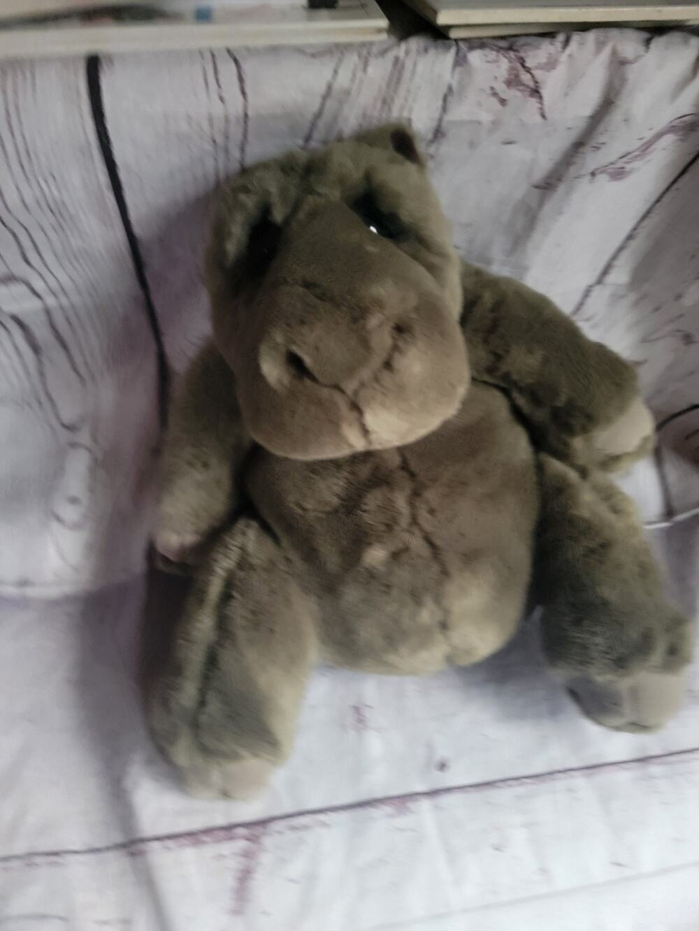 Vintage Lou Rankin Dakin Friends Thurgood Hippo Plush Stuffed Animal